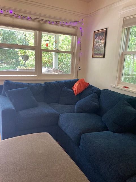 Relax in the sunny living room