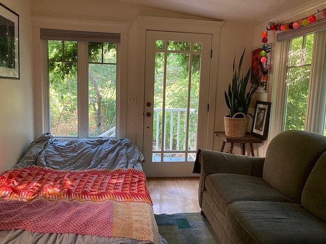 Back bedroom; bright and sunny!
