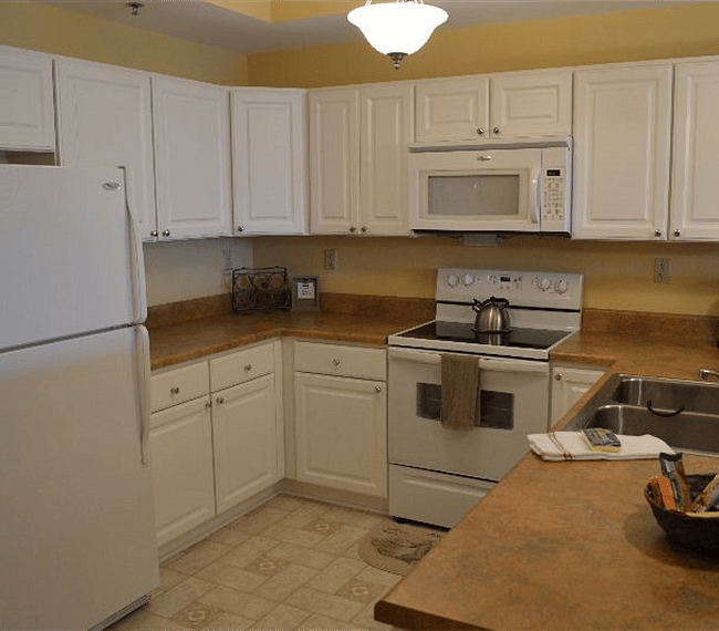 Fully equipped kitchen with everything you need.  