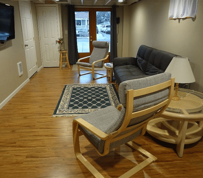 Living room with TV