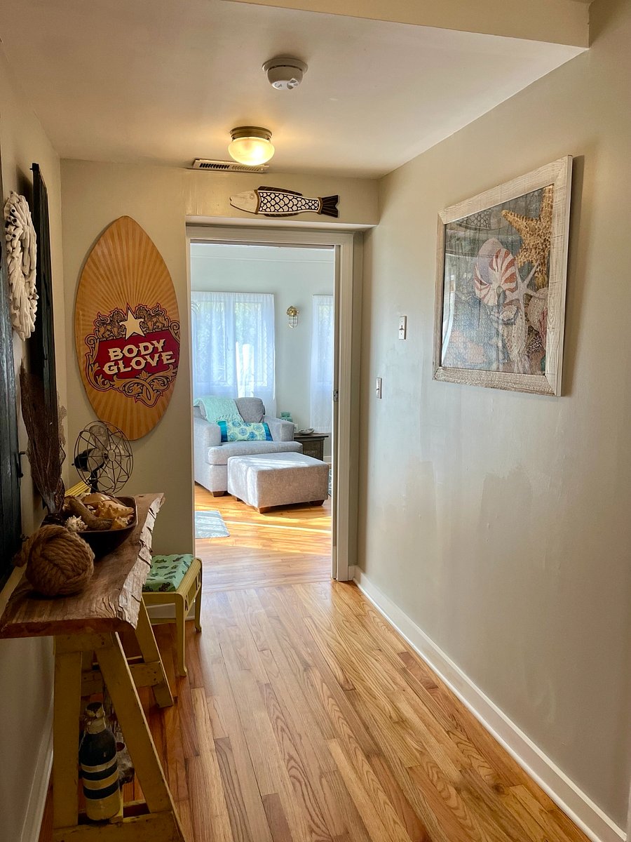 Hallway leading to master bedroom