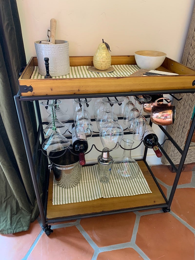 The bar cart