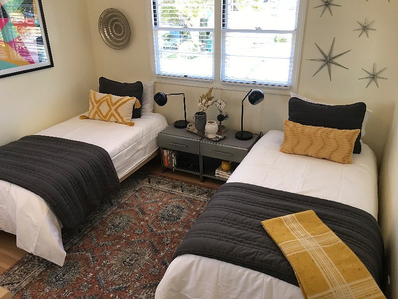 2nd bedroom can also be configured as a king size bed
