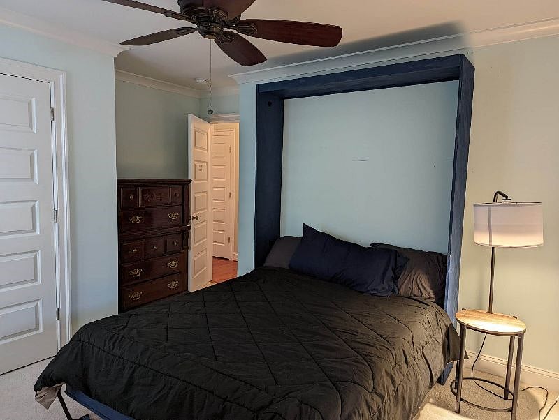 1st floor bedroom with murphy bed