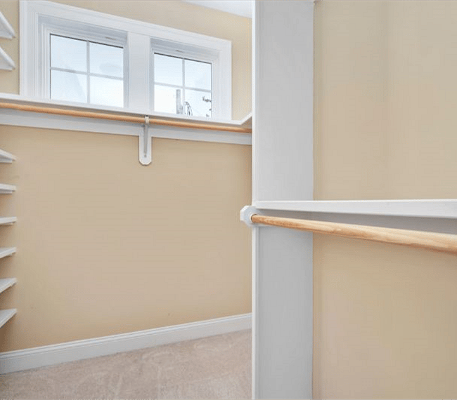 primary bedroom closet