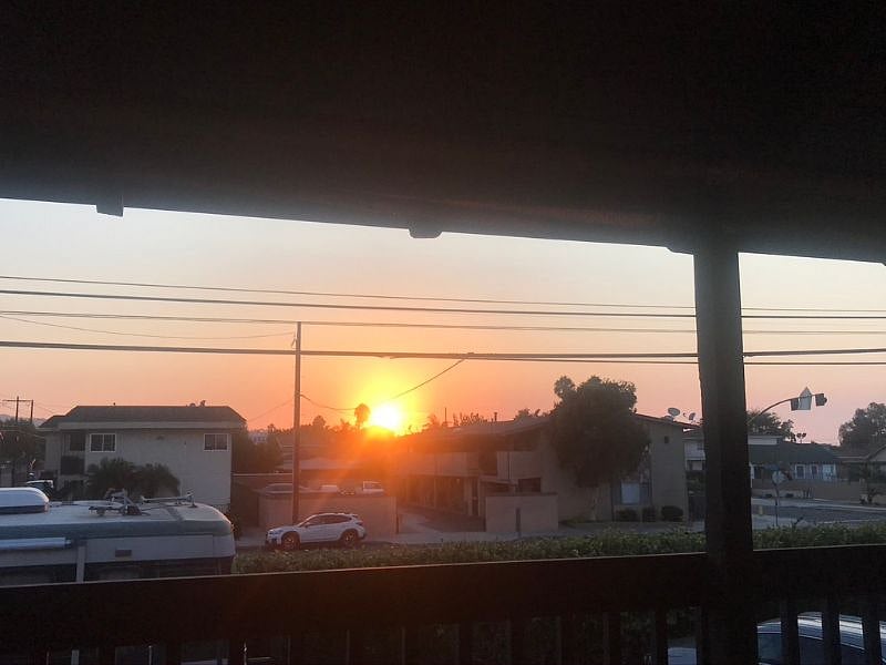 View from patio