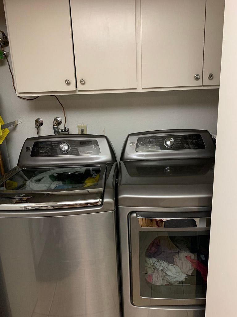 Laundry room closet