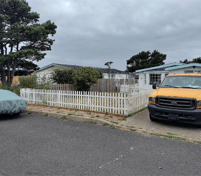 View from the driveway