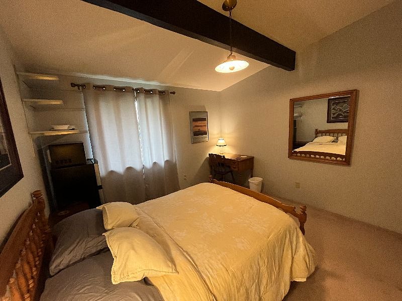 Desk and side chair included. 