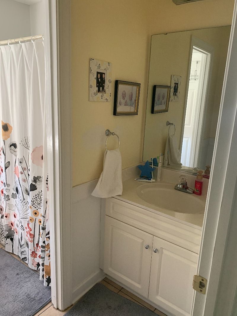 Jack and Jill bathroom