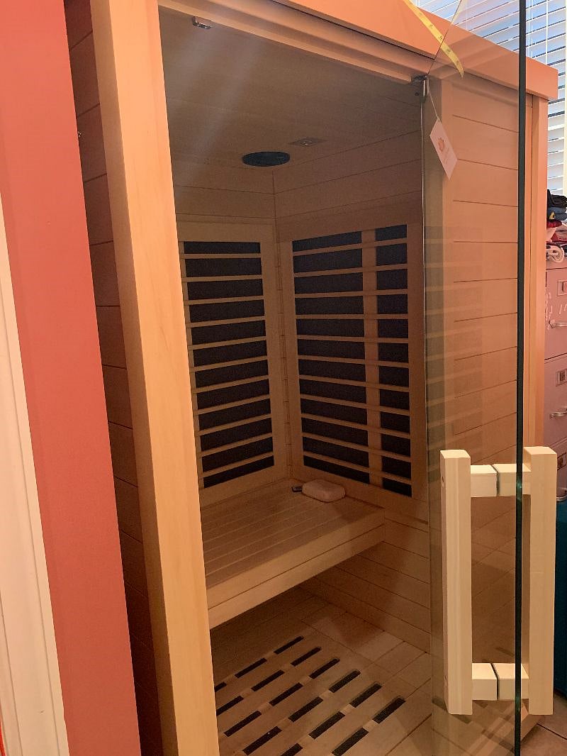 Sauna is available to use. Sweat out all those toxins from a long day at work.