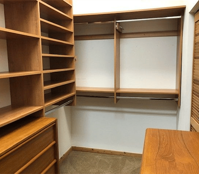 More storage in primary closet