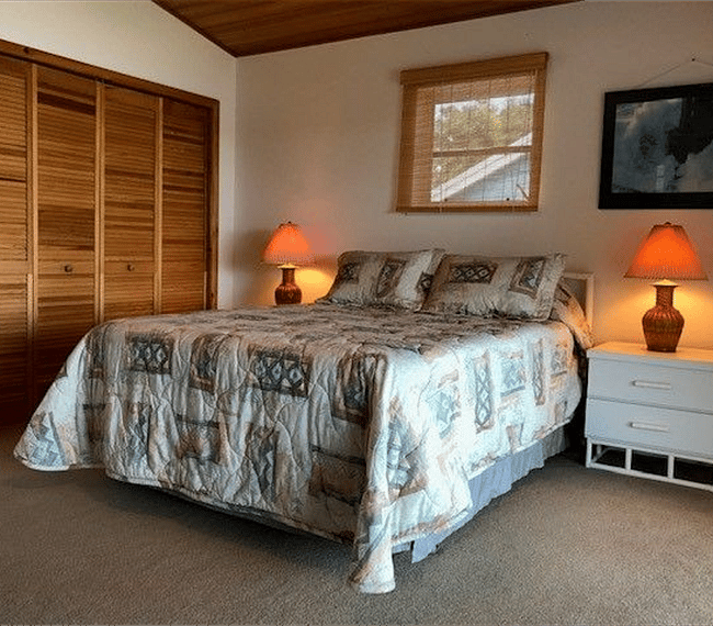 Second bedroom new queen bed and large closet