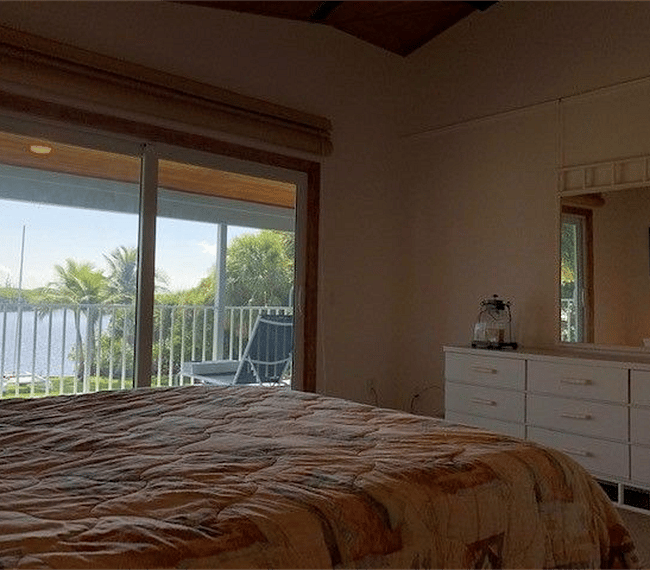 View from second bedroom and dresser