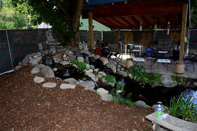Pond and Patio