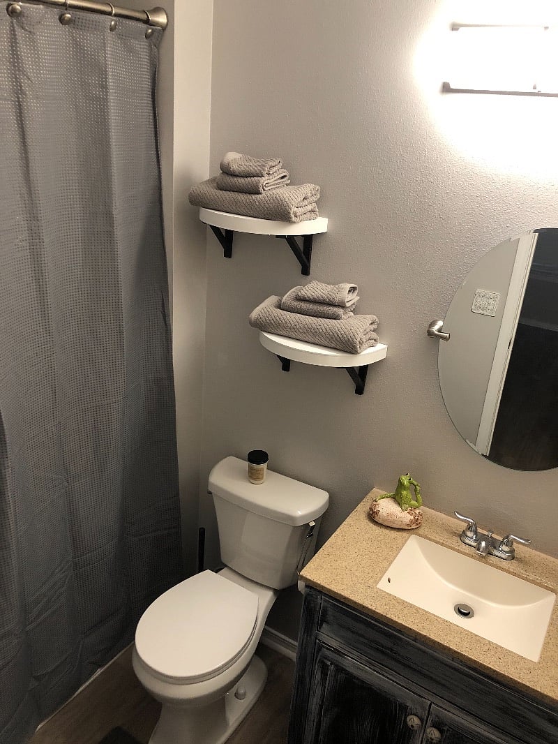 bathroom with WIFI speaker