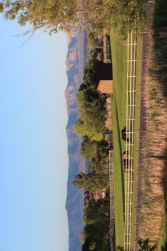 View from the private deck