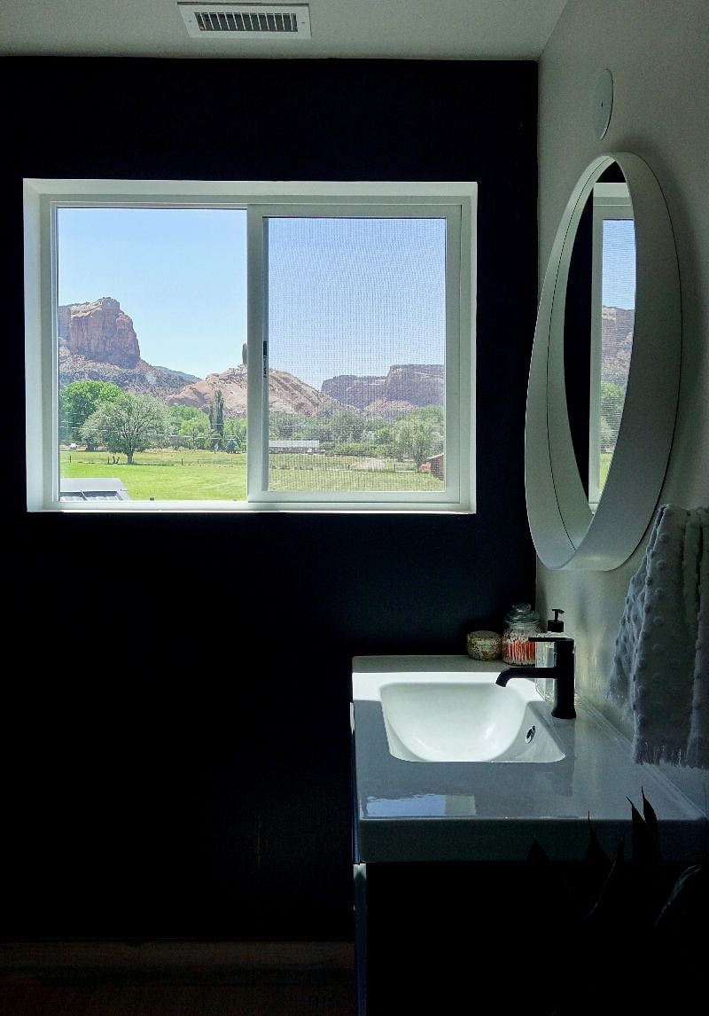 Bathroom with a view!