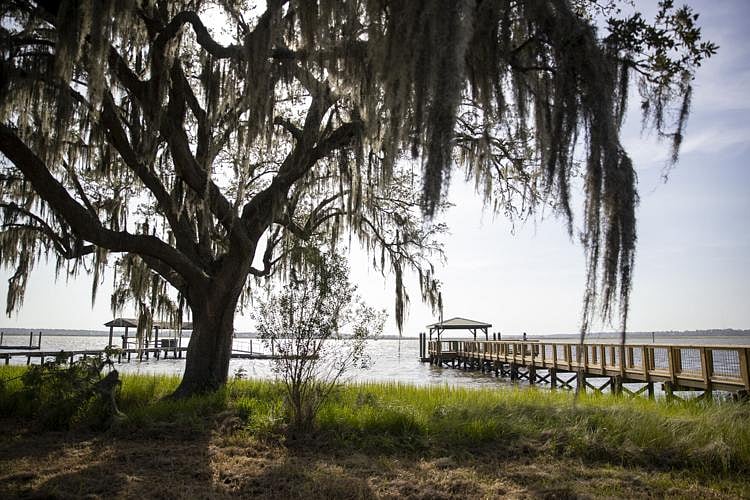 Public Park in the neighborhood. Beautiful Stono River sunset views!