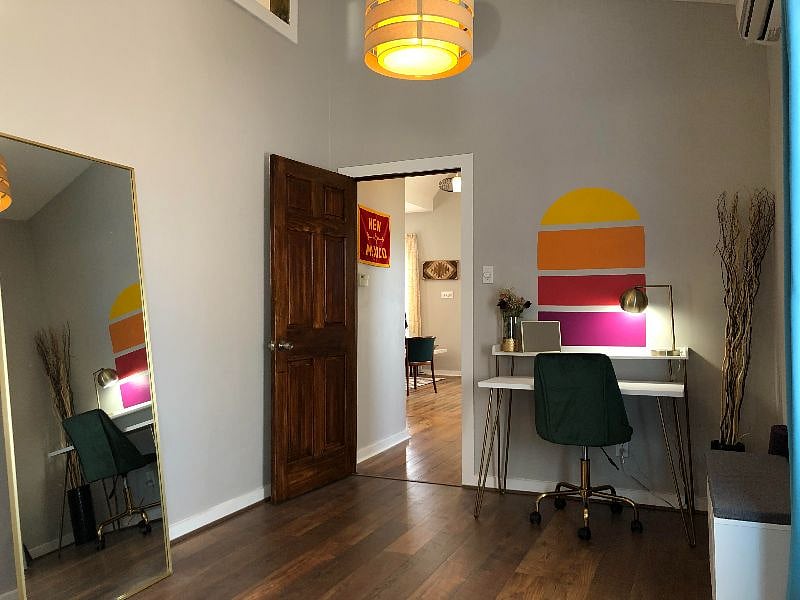 Designated Working Space in Bedroom