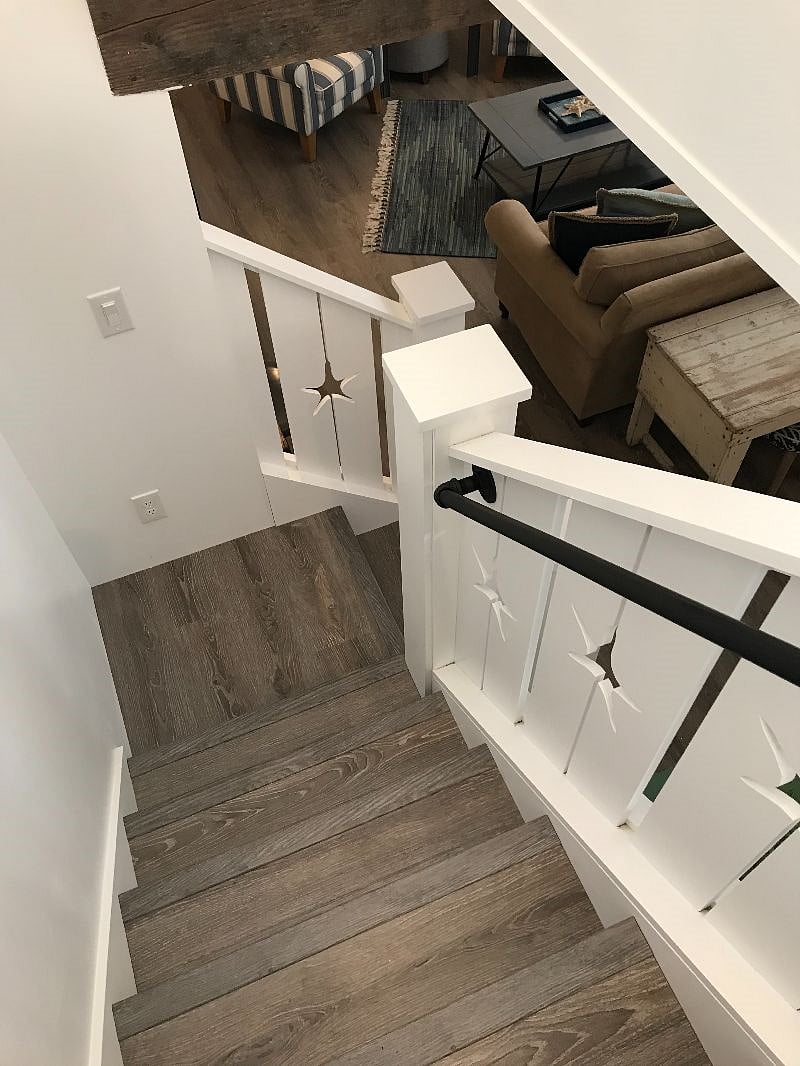 Stairs to second floor.