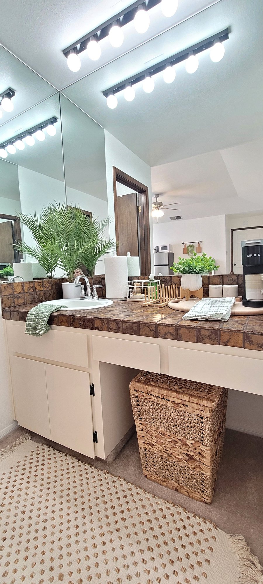 Extra sink & countertop