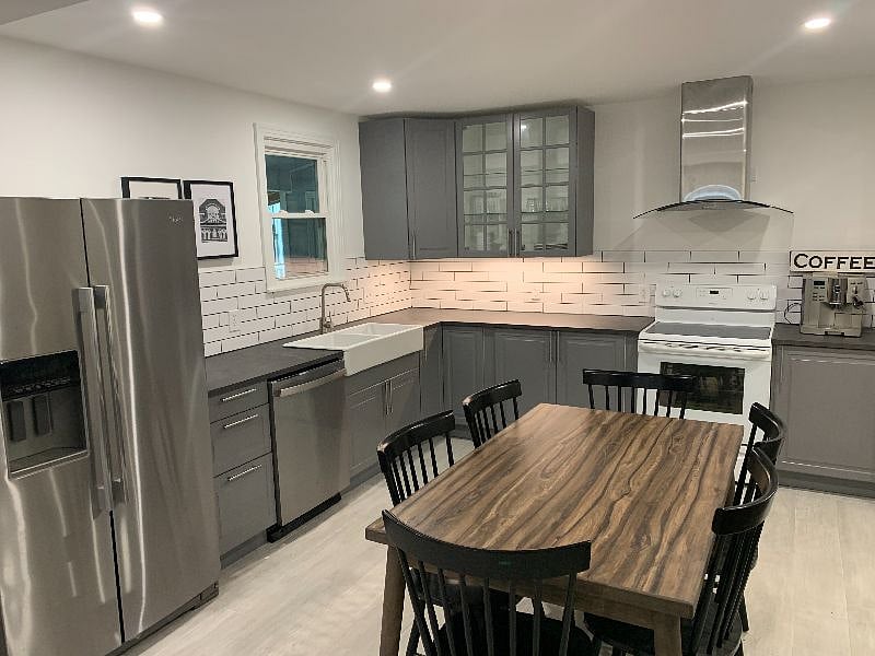 Kitchen-Fully stocked; great for cooking and baking!