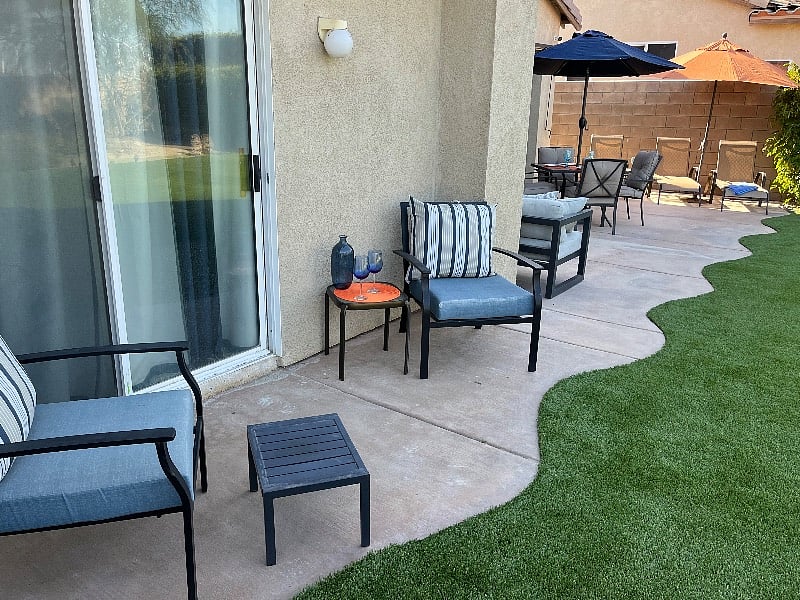 Morning coffee with hummingbirds
