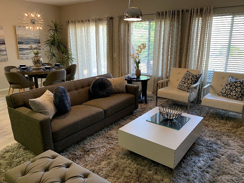 Elegant yet comfortable. The 9 ceilings enhance the modern open floor plans truly Great Room!