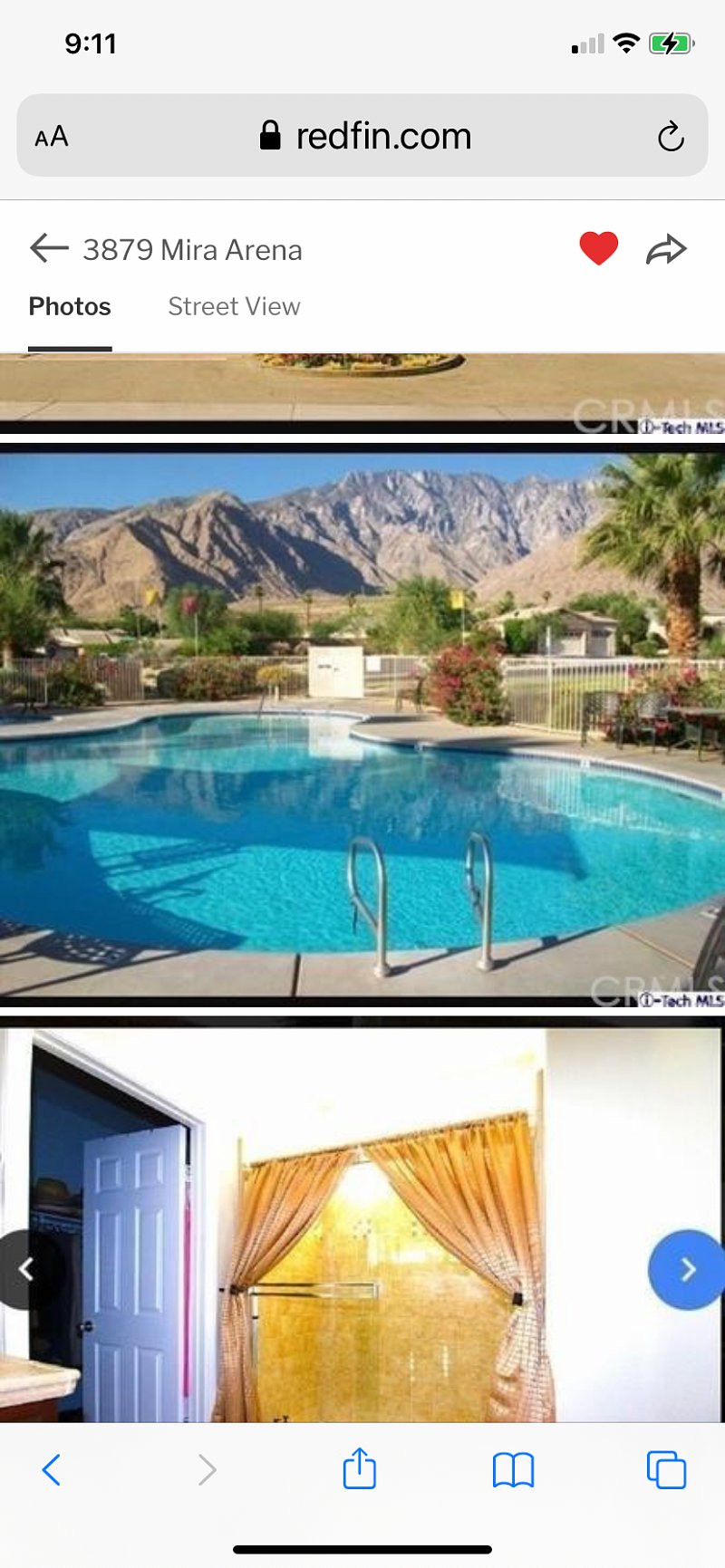 This is one of three community pools and hot tubs and is located 400 feet from our home.
