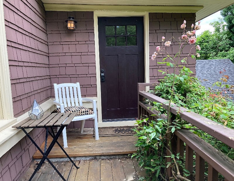 Your private patio right outside your door
