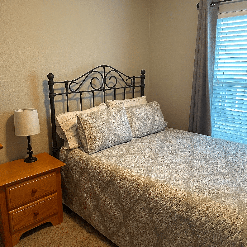 Second bedroom with full bed