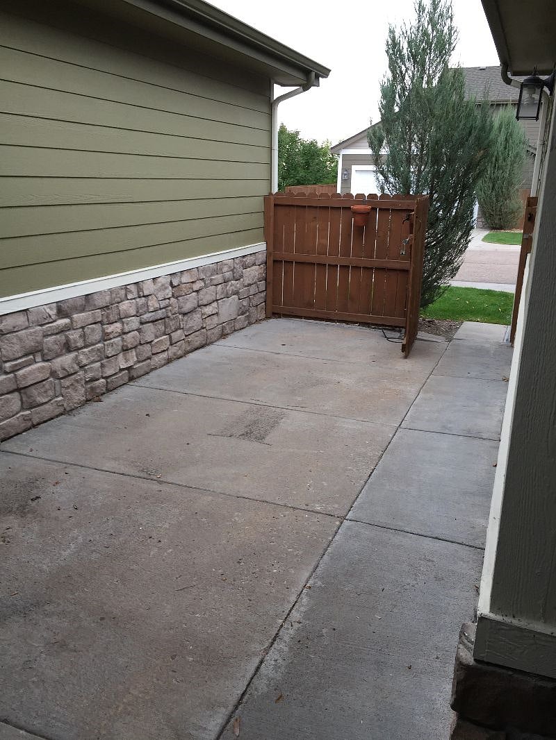 Private patio