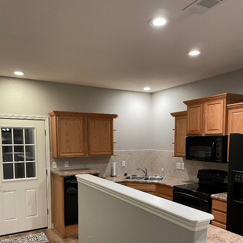 Fully stocked kitchen