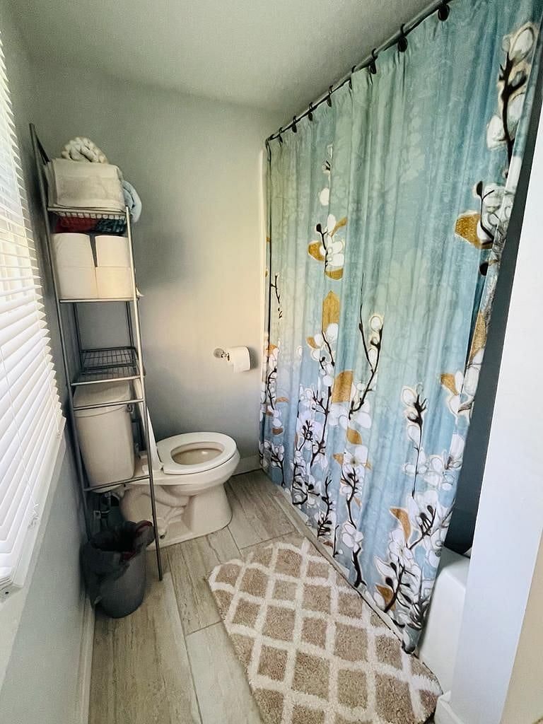 Full bath on main floor, next to bedroom