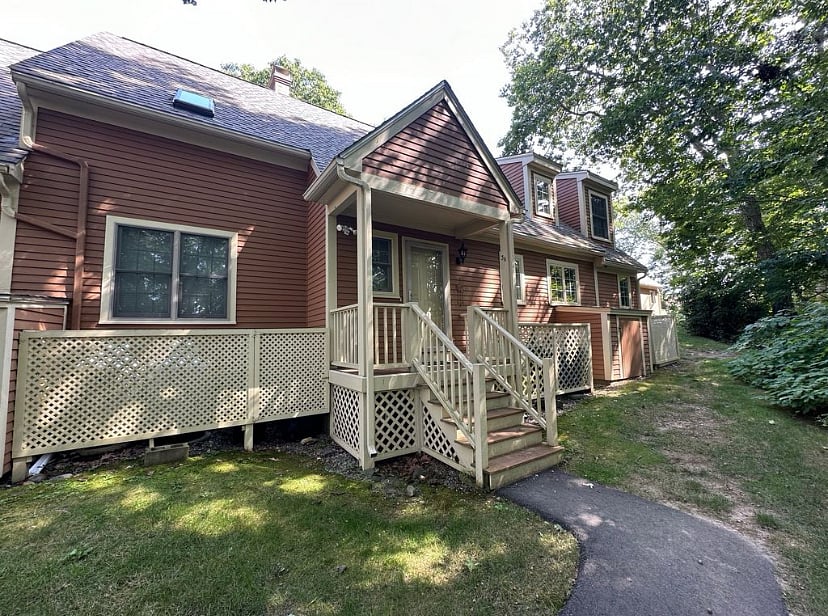 Entrance to unit from parking area