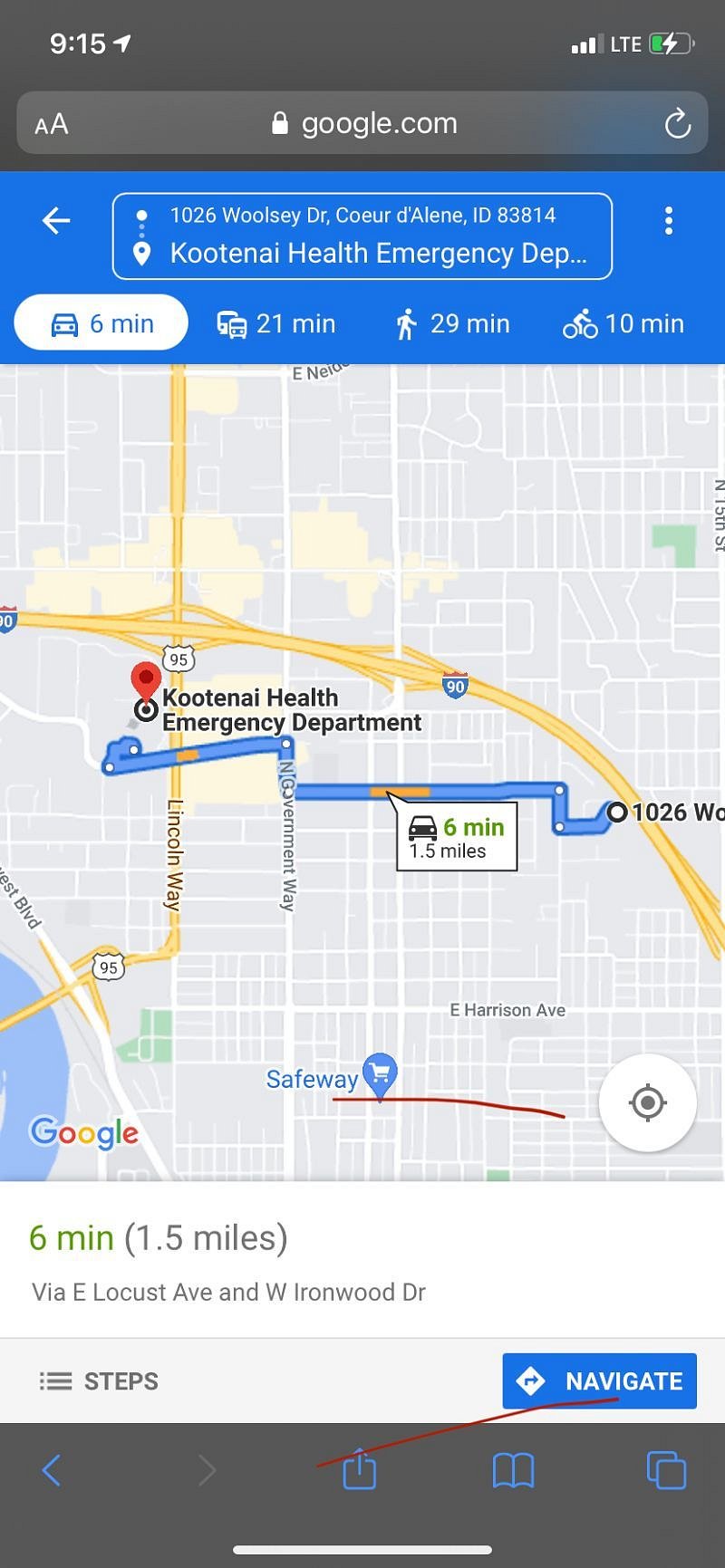 So close to Kootenai Medical Center! You could ride a bike or even walk.