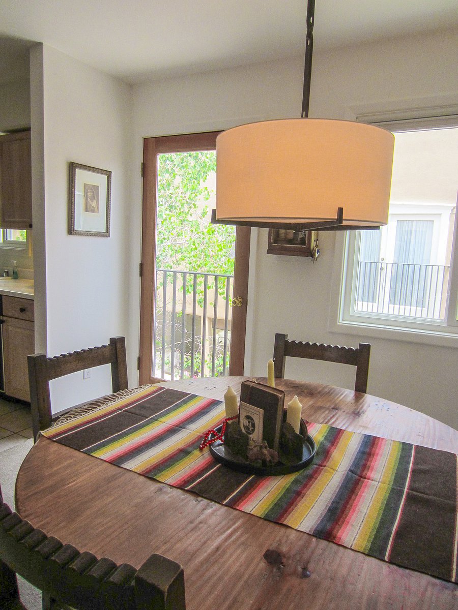 Large Dining Room With Swing-Open Juliet Patio Door