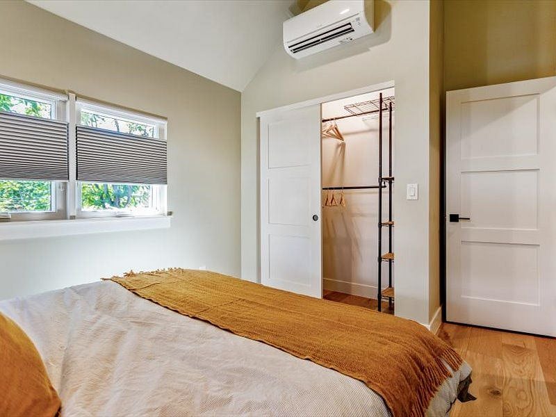 Bedroom with closet