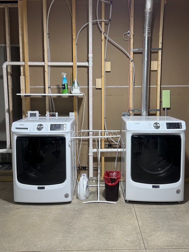 Your own washer and dryer - no sharing