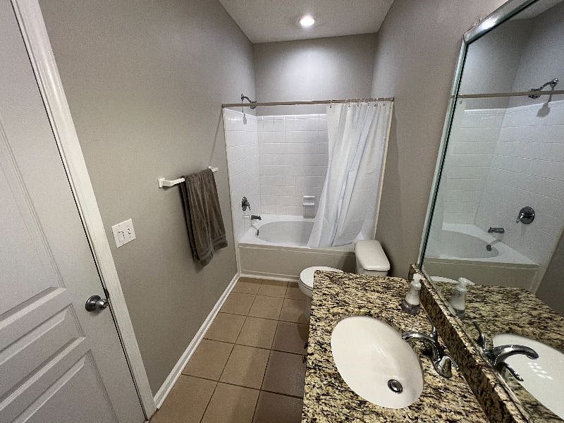 Bathroom offers heater for cold weather with clean fresh towels, extra large bath/shower, long granite counter space and extra large mirror.