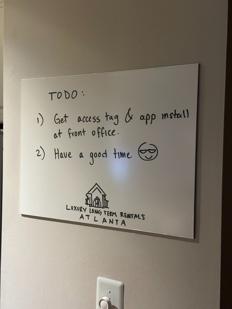 Whiteboards in home help you keep track of your daily to do's.
