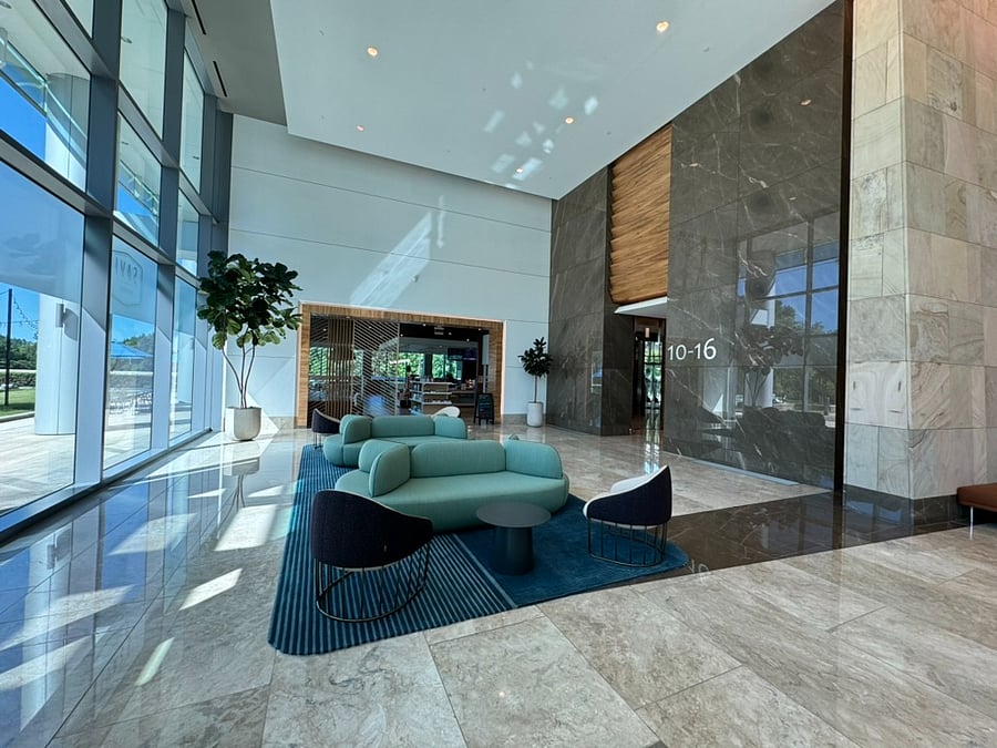 Plenty of remote working lounge space