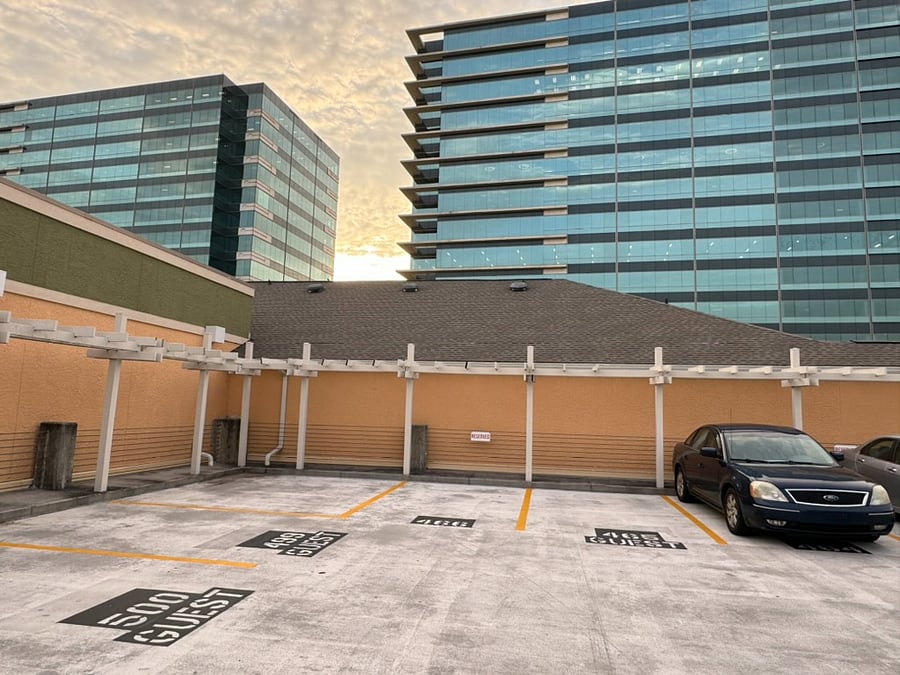 Plenty of free guest parking available.