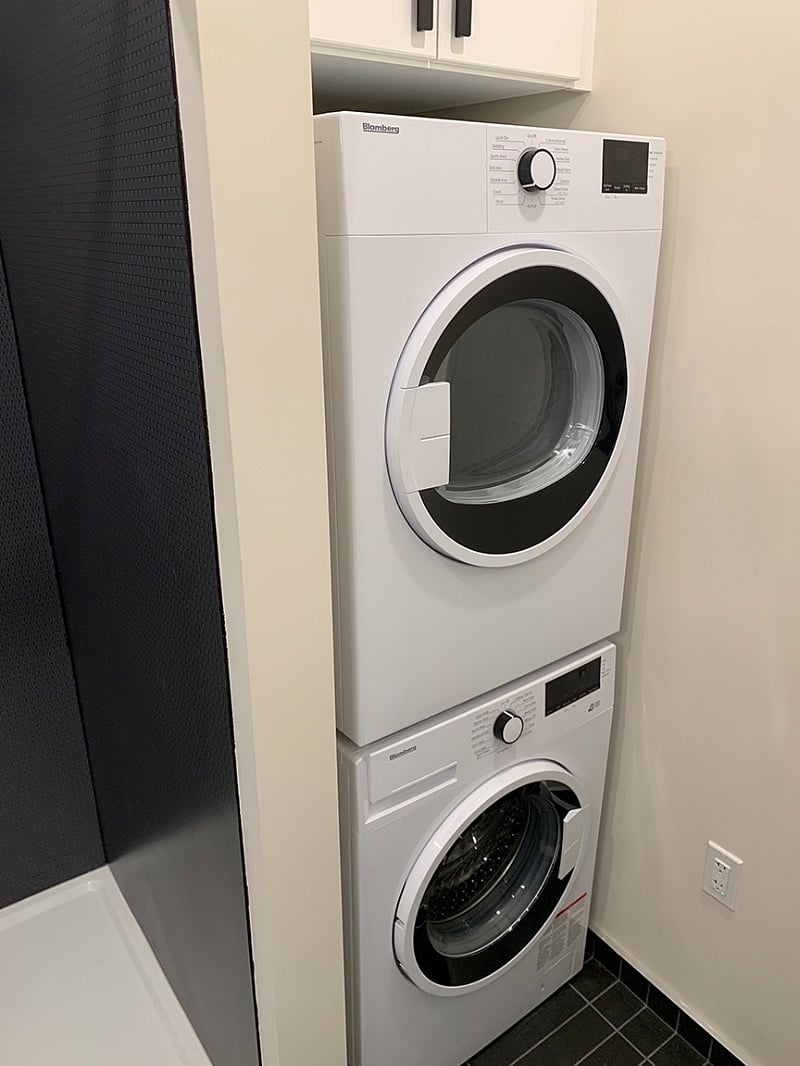 Wash and dryer.