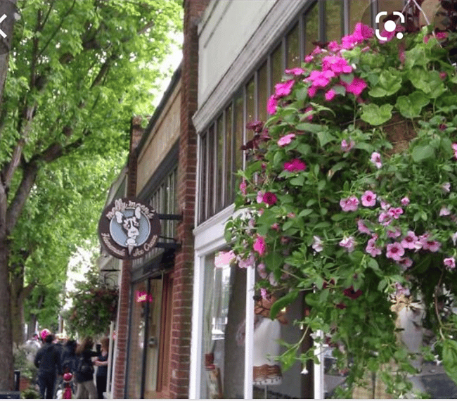 Molly moons ice cream is only 2 blocks away!