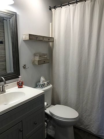 Hall full bath!