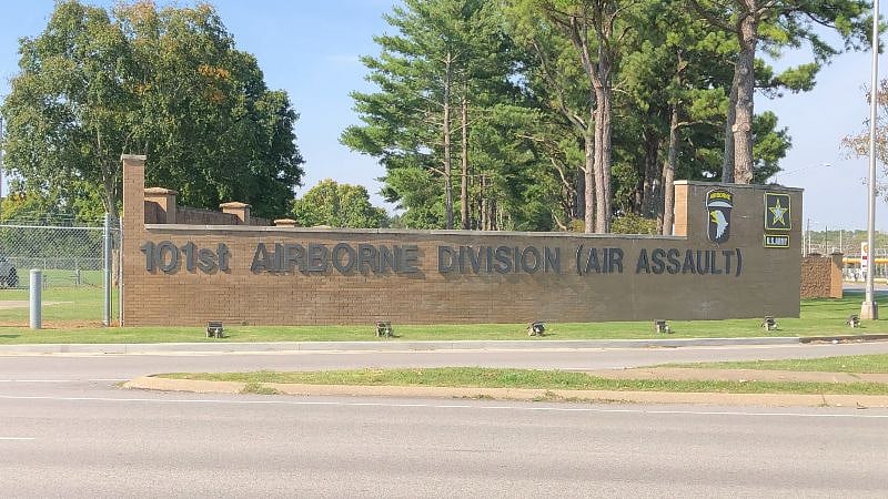 3 minutes to Fort Campbell