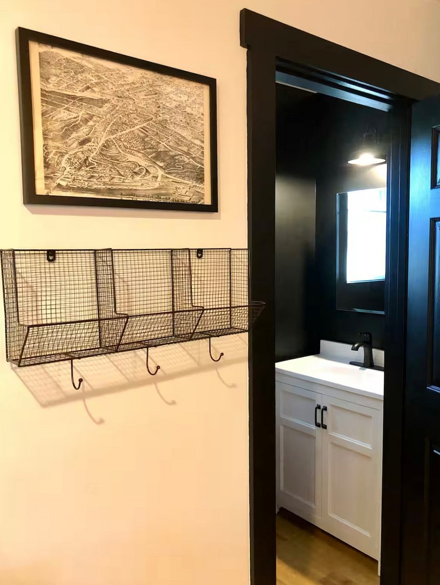 Half bath conveniently located on first floor