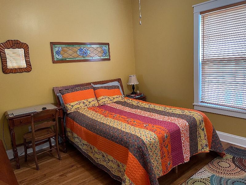Guest Bedroom with Ceiling Fan